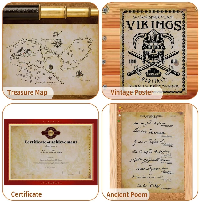 Alt view image 2 of 6 - Vintage Printer Parchment Paper, 80 Sheets, 8.5"x11" Letter Size