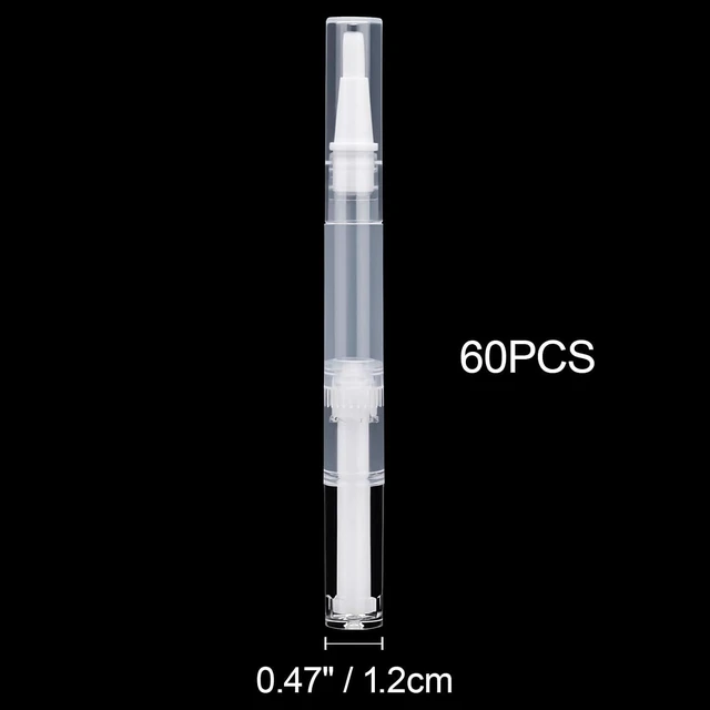 Alt view image 4 of 7 - 10 Pcs 3ml Refillable Cuticle Oil Pens, Empty Nail Twist Pen with Brush