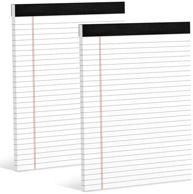 Main image of Legal Note Pads 8.5 x 11 White 2 Pack