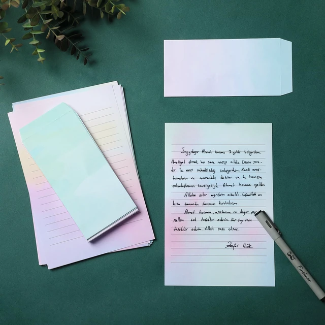Alt view image 3 of 7 - Mr. Pen Writing Paper Set with Envelopes, 8.18" x 5.5"