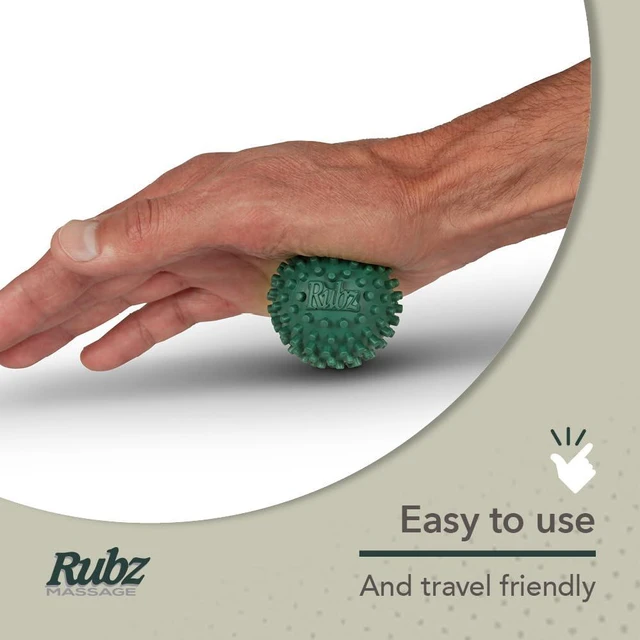 Alt view image 5 of 6 - Due North Foot Rubz Massage Ball Roller for Plantar Fasciitis, Hands