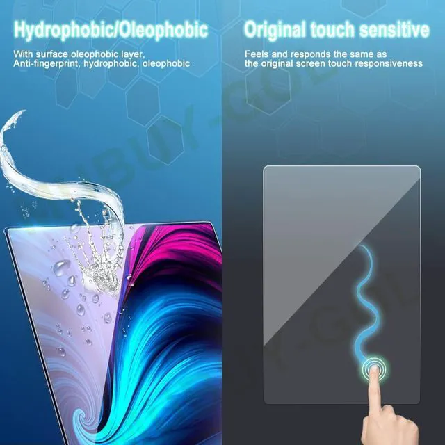 Alt view image 5 of 5 - 2 Pack 16 Inch Anti Blue Light Screen Protector for 16 inch HP/Dell/Sony/Samsung/Lenovo/Acer/MSI/Razer Blade/LG Gram 16" Laptop,16:10 Aspect Ratio Anti Glare Screen (13 1/2 x