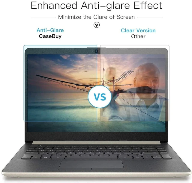 Alt view image 5 of 5 - (2PCS Pack) HP 14 inch Laptop Screen Protector Anti Blue Light Glare for HP 14" Laptop/HP Pavilion X360 14/HP Chromebook 14/HP Stream 14/HP ProBook 14, Eye Protection Computer Monitor Screen Pro