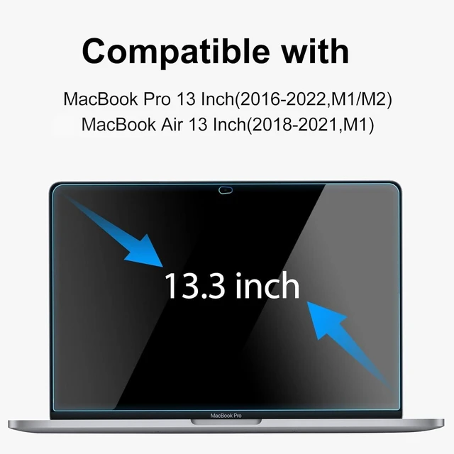 Alt view image 2 of 5 - Removable Privacy Screen Protector for MacBook Pro/Air 13 M2 M1 Laptop