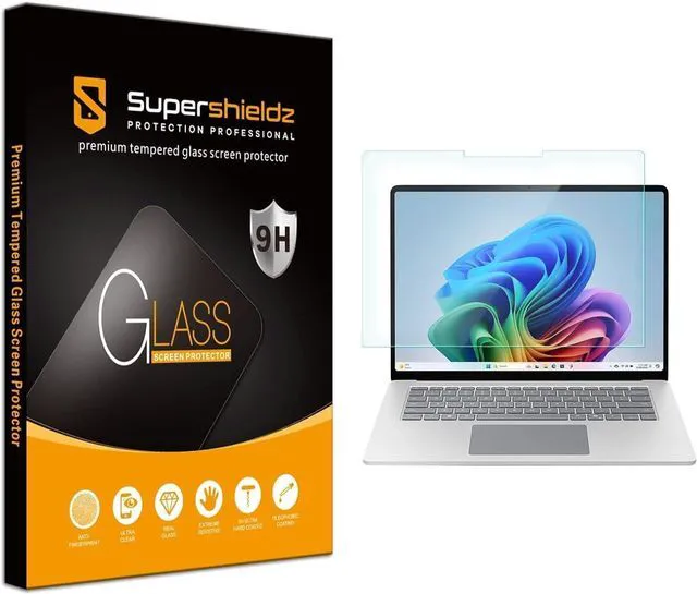 Main image of Supershieldz Designed for Microsoft Surface Laptop 7 (15 inch) Tempered Glass Screen Protector, Anti Scratch, Bubble Free