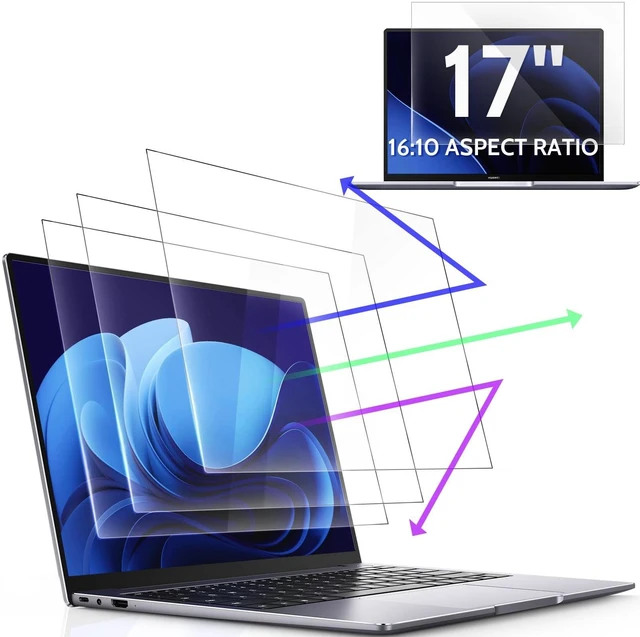 Main image of Peslv 3 Pack 17 Inch 16:10 Anti Blue Light Screen Protector for Laptop