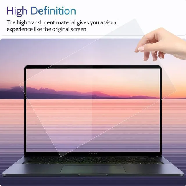 Alt view image 4 of 5 - Peslv 3 Pack 14 Inch 16:10 Anti Blue Light Screen Protector for Laptop