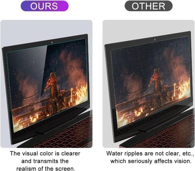 Alt view image 3 of 5 - UUONDO 2 Pack Tempered Glass Screen Protector for Samsung Galaxy Book 4 & Samsung Galaxy Book 4 360 15.6 Inch,9H,Scratch Resistant