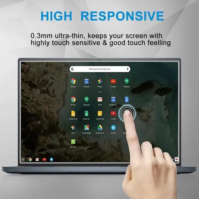 Alt view image 5 of 5 - UUONDO 2 Pack Tempered Glass Screen Protector for Samsung Galaxy Book 4 & Samsung Galaxy Book 4 360 15.6 Inch,9H,Scratch Resistant
