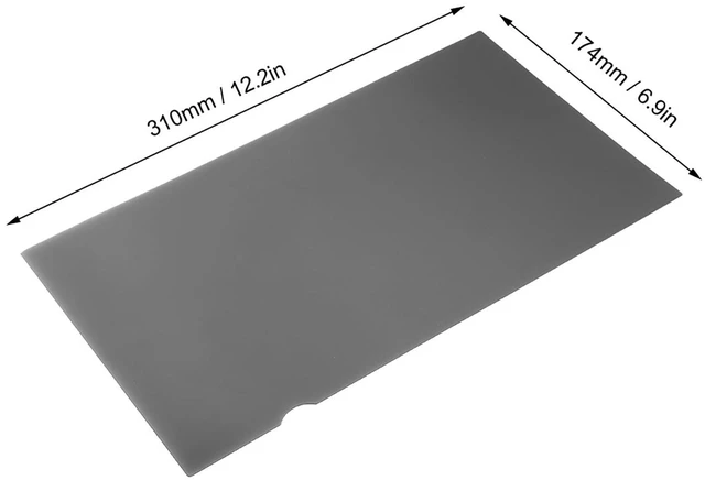 Alt view image 2 of 5 - Aumotop Laptop AntiPeep Screen Protector Clear Matte Coating 14in 16:9 (With curved edges)