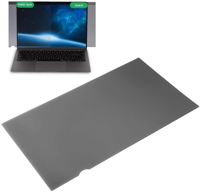 Alt view image 4 of 5 - Aumotop Laptop AntiPeep Screen Protector Clear Matte Coating 14in 16:9 (With curved edges)