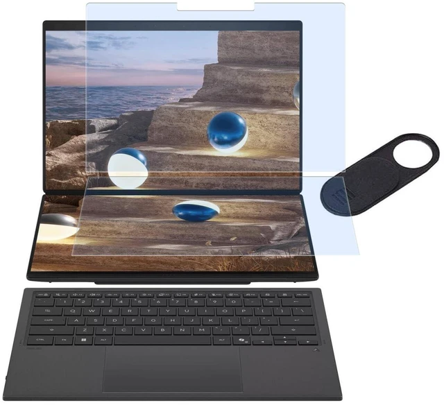 Main image of MUBUY-GOL 2-Pack Screen Protector for ASUS Zenbook Duo 14" UX8407 (2026) Includes 1 for Primary + 1 for Secondary Display, Anti-Blue Light, Anti-Glare, UV Filter, Anti-Fingerprint