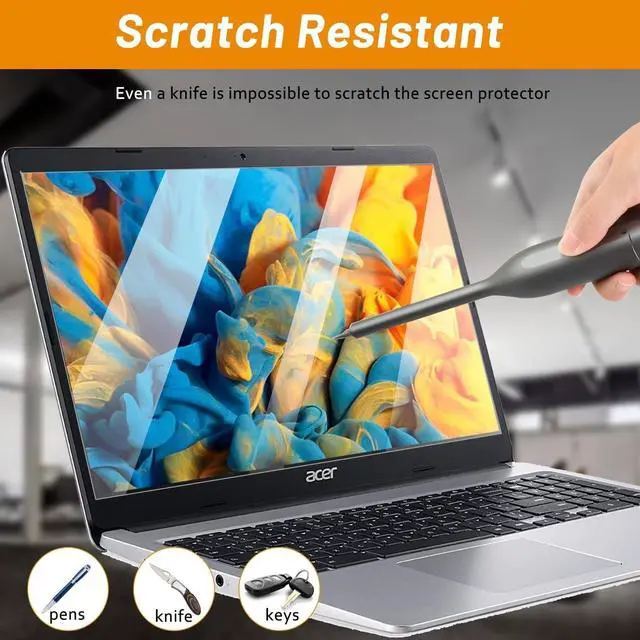 Alt view image 2 of 5 - UUONDO Tempered Glass Screen Protector for Dell Inspiron 14 inch