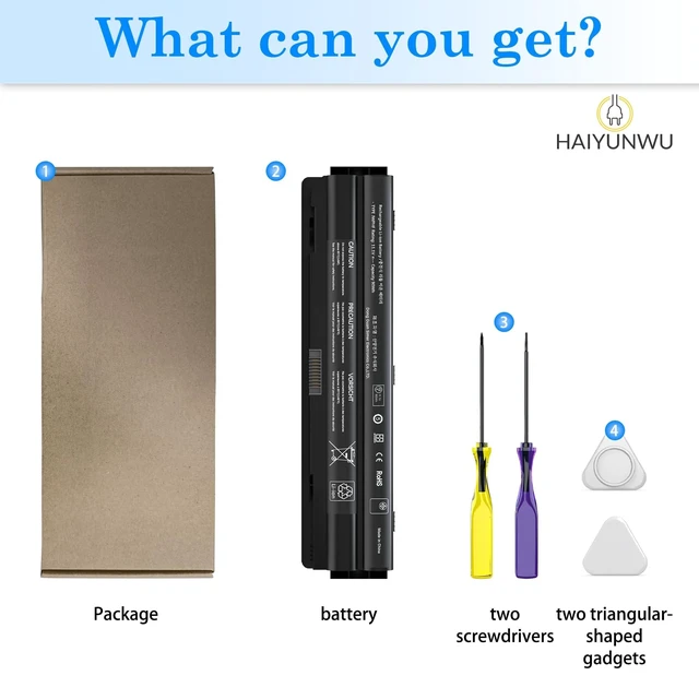 Alt view image 5 of 5 - HAIYUNWU 90Wh R795X Battery for Dell XPS 17/15/14