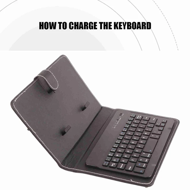 Alt view image 2 of 5 - Cuifati Bluetooth Keyboard & Case,2 in 1 Stylish Folio Stand case Cover + Detachable 3.0 Bluetooth Keyboard,for 4.5"-6.8" Android, and iOS Phones(Black)