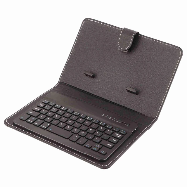 Main image of Cuifati Bluetooth Keyboard & Case,2 in 1 Stylish Folio Stand case Cover + Detachable 3.0 Bluetooth Keyboard,for 4.5"-6.8" Android, and iOS Phones(Black)