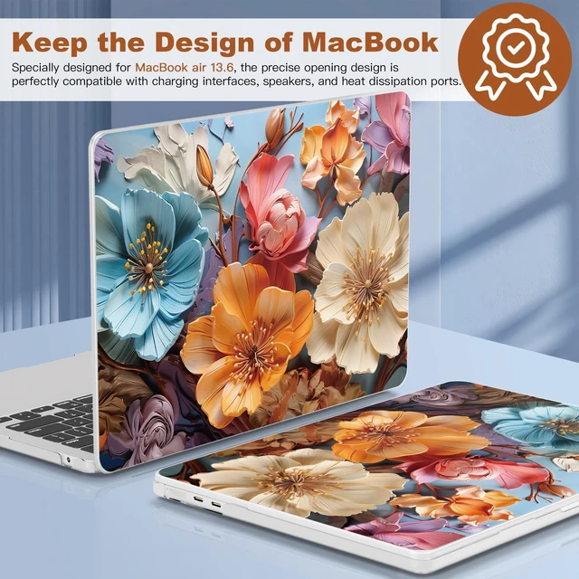 Alt view image 5 of 5 - CISSOOK Compatible with MacBook Air 13.6 inch Case 2026 2025 2024 2023 2022