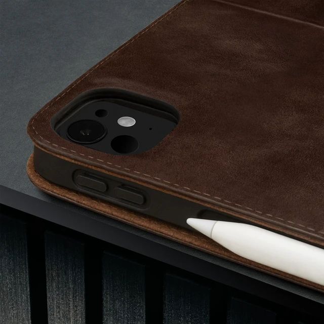 Alt view image 5 of 5 - TORRO Case Compatible with iPad Pro 11 M5 / M4 (2025/2024) Premium Leather iPad Pro 11 2025/2024 Case with Stand Function, Apple Pencil Connectivity and Wake/Sleep Function (Dark Brown)