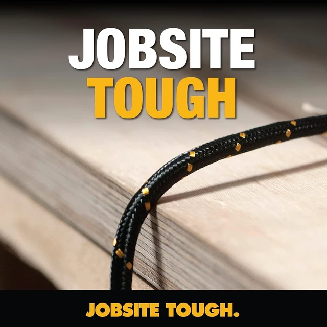 Alt view image 4 of 5 - DEWALT Heavy Duty USB C Cable, Jobsite 60 Watt USB C Cable 10ft