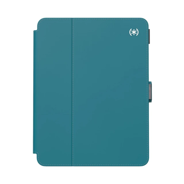 Alt view image 2 of 5 - Speck Case for iPad Pro 4th Generation 11 Inch - Drop & Camera Protection, Slim Multi Range Stand, Apple Pencil Holder - Deep Sea Teal/Cloudy Grey/White