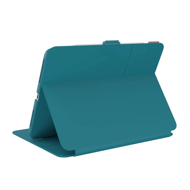 Alt view image 3 of 5 - Speck Case for iPad Pro 4th Generation 11 Inch - Drop & Camera Protection, Slim Multi Range Stand, Apple Pencil Holder - Deep Sea Teal/Cloudy Grey/White