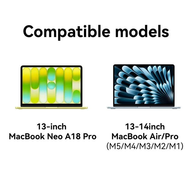 Alt view image 2 of 5 - Omnpak 13 inch Laptop Sleeve Case for MacBook Air/Pro M5-M1/MacBook Neo