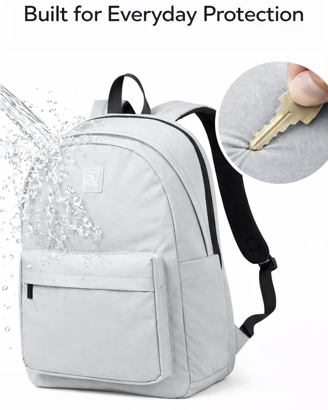 Alt view image 3 of 5 - Hanke Travel Backpack for Women Men, 15.6 Inch Laptop College Backpack