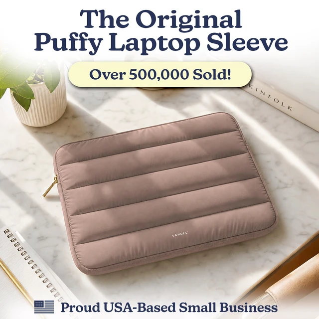 Alt view image 2 of 5 - Vandel The Original Puffy Laptop Sleeve 15-16 Inch Sleeve for Women and Men
