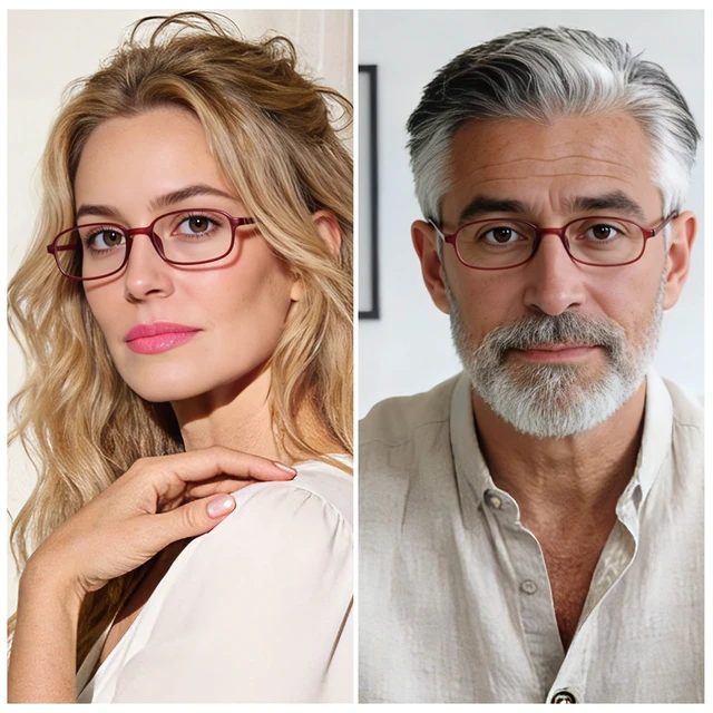 Alt view image 2 of 5 - WEMOOTANTS 4 Packs Narrow Blue Light Blocking Reading Glasses 2.0 Men Women Lightweight Red Readers 1.0 1.5 2.00 2.5 3.0 3.5 4.0