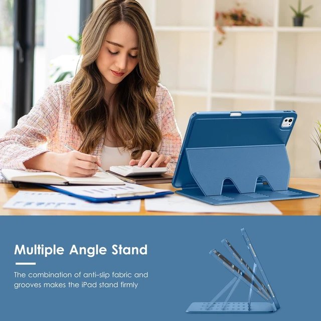 Alt view image 4 of 5 - VIKESI Case for iPad iPad Pro 13-inch M5 or M4 Released in 2025 or 2024