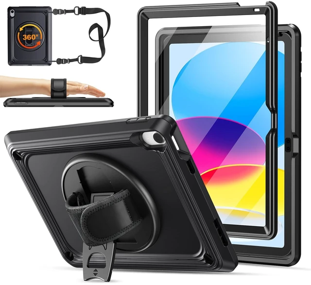 Main image of TSQQST iPad (A16) 11th/10th Geneneration Case 2025/2022 w/Screen Protector