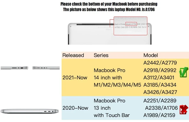Alt view image 2 of 5 - Se7enline for MacBook Pro 14 inch Case 2026-2021 M5 M4 M3 M2,Rose Gold