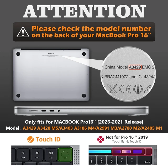 Alt view image 2 of 5 - SEYMAC stock Case for MacBook Pro 16 inch, Shock-Absorbing Protection with Folding Stand &Mouse Pad Case for MacBook Pro 16 inch, Gray