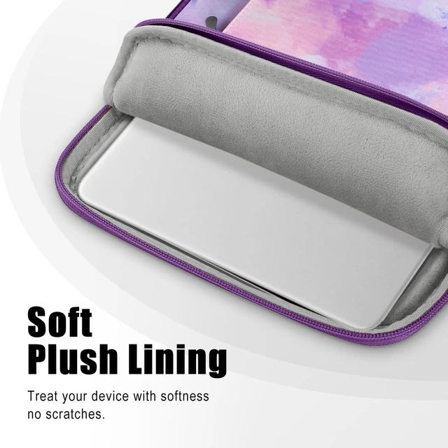Alt view image 3 of 5 - TiMOVO Sleeve Case with Shoulder Strap for Laptop, 13.3-14", Purple