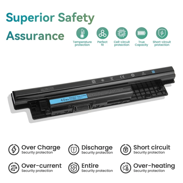 Alt view image 4 of 5 - New 65WH MR90Y Laptop Battery for Dell Inspiron 17 5000 Series 15 3521 3543 3421 3542 3537 5721 5537 i3531 15R I5535 17-3721 17-5748 17-5749 17R-5737 17R-5721 17R-N3721 17R-N5721-12 Months Warranty