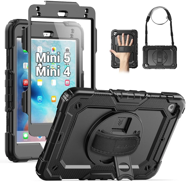 Main image of SEYMAC Case for iPad mini 5 / Mini 4 7.9 Inch, Black