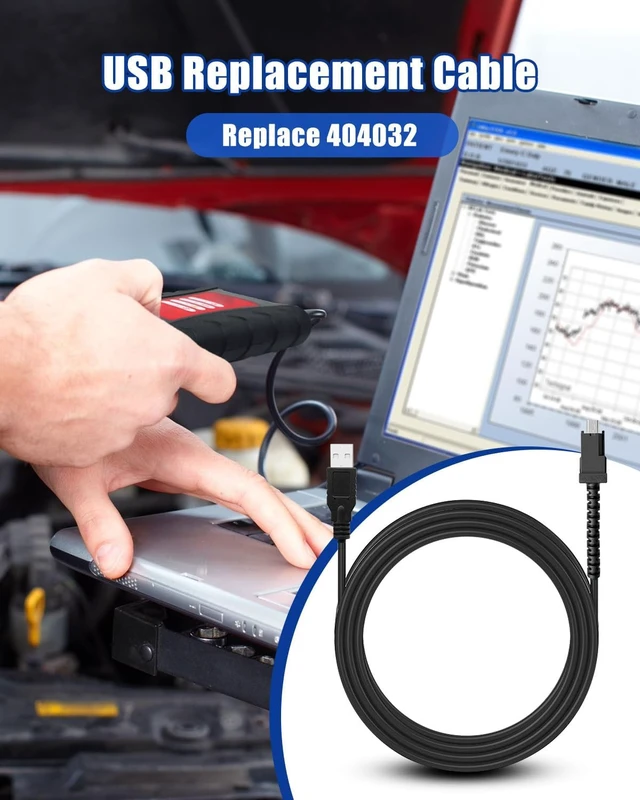 Alt view image 2 of 5 - WUMZIJ 404032 USB Cable Compatible with Nexiq USB Link 2 3 Cummins Inline 7