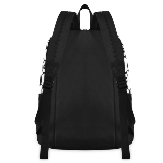 Alt view image 3 of 5 - MNSRUU Student Backpack for School Cute Penguin Print Laptop Backpack Aesthetic School Bookbags Casual Daypack Backpack Fits 15.6 Inch Laptop