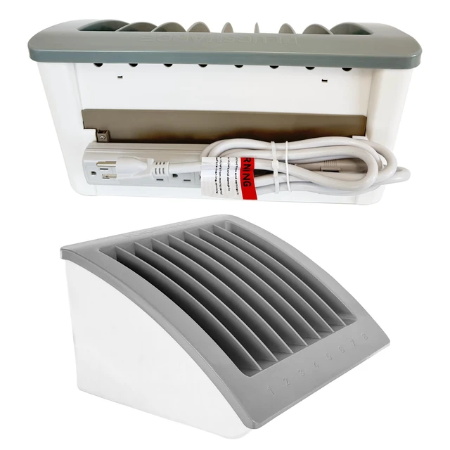 Alt view image 5 of 5 - Plugsharge 8-Device Laptop & Tablet Charging Station with Surge Protection