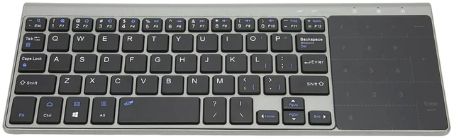 Main image of 2 in 1 Mini Wireless Keyboard and Mouse Combo, 2.4GHz Portable Ultra Slim Keyboard with Sensitive Touchpad, Smart Power Saving, Compatible with iOS Android Computer TV Box