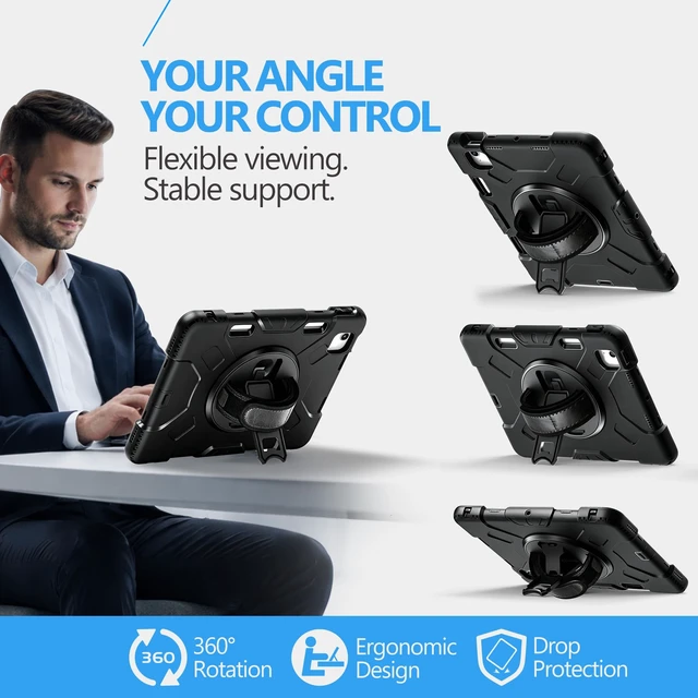Alt view image 3 of 5 - Miesherk STOCK Case for iPad Air 11 Inch M4 / M3 /M2&Air 5th/4th Generation
