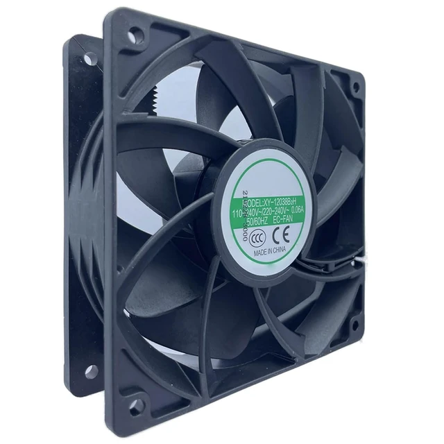 Alt view image 2 of 5 - XY-12038B2H 12038 High Air Volume 110V 220V Energy Saving Boosting 12cm Cabinet Case Cooling Fan 120 * 120 * 38mm