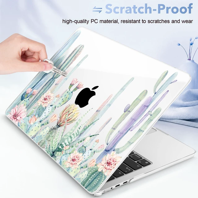 Alt view image 4 of 5 - May Chen for M5 MacBook Air 13.6 Inch Case 2026 2025 2024-2022 Release M5 A3449 M4 A3240 M3 A3113 M2 A2681, Plastic Hard Shell Case for MacBook Air 13.6" with Retina Display, Cactus