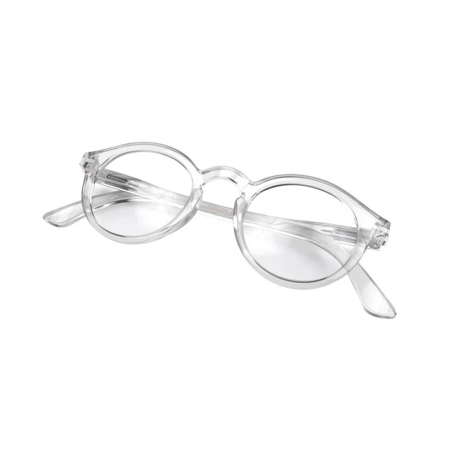 Alt view image 5 of 5 - LONDON MOLE Graduate blue light blocking glasses ^^ Cool round panto shaped blue blockers ^^ Anti eyestrain for screens ^^ Mens Womens Unisex ^^ Spring hinges