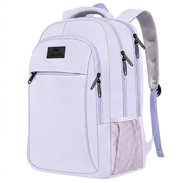 Main image of MATEIN Purple Cute Laptop Backpack for Girls, 15.6 Inch College School Bag