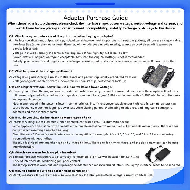 Alt view image 2 of 5 - 180W 19V 9.5A AC Laptop Charger Fit for Toshiba Qosmio X500 X505 X70 X75