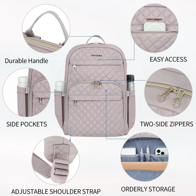 Alt view image 3 of 5 - KROSER 15.6 Inch Laptop Computer Backpack,College Travel Business Work Bag