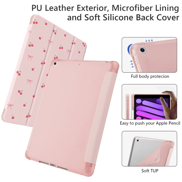 Alt view image 4 of 5 - Cute Kawaii Cherry Bow for iPad (A16) 11th Gen Case 11 Inch 2025