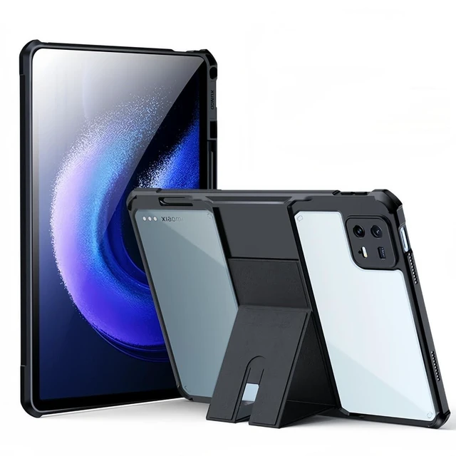 Main image of Clear Case for Xiaomi Pad 6 WiFi Version 11 Inch With Stand, Transparent Back Cover Kickstand, Slim Light Drop Safe for Xiaomi Pad 6 11"