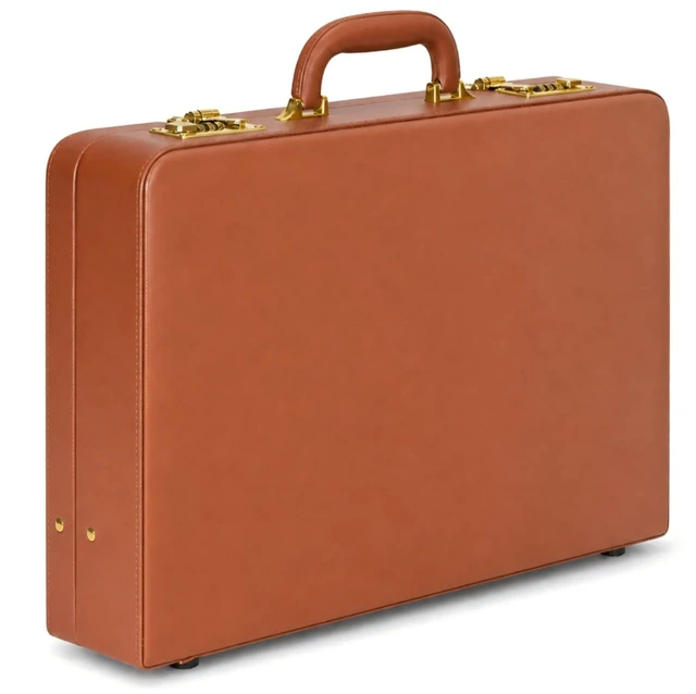 Main image of HAESTUS Briefcases for Men, Professional Leather Briefcase with Lock
